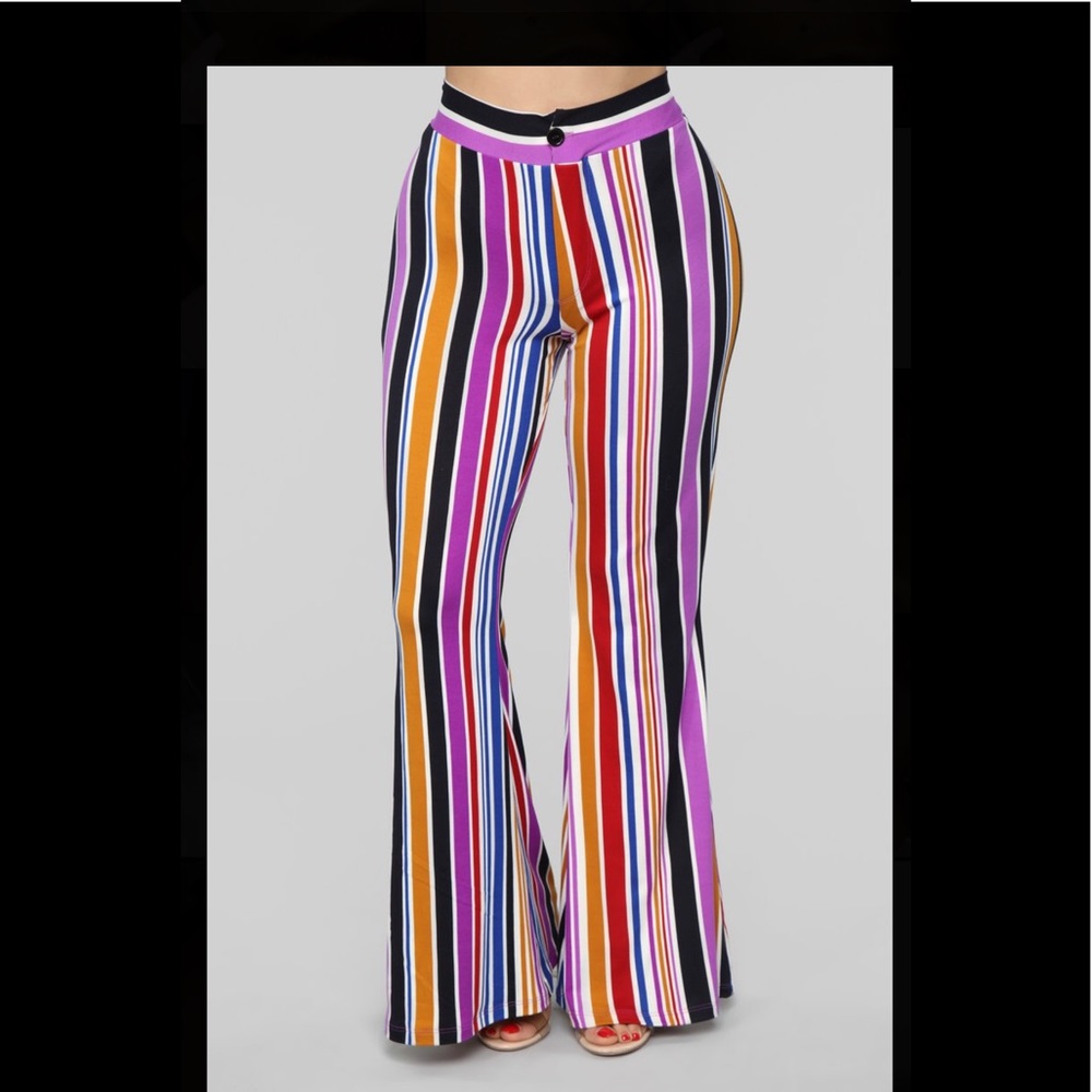 NEW Multi colored striped pants